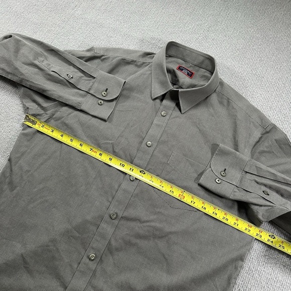 UNTUCKit Shirt Mens Large Black Gray Wrinkle Free Long Sleeve‎ Marcasin - Picture 6 of 7